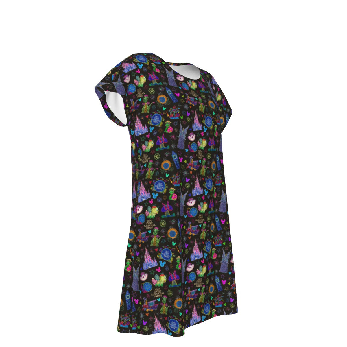 Main Street Neon Parade - Women's T-Shirt Dress