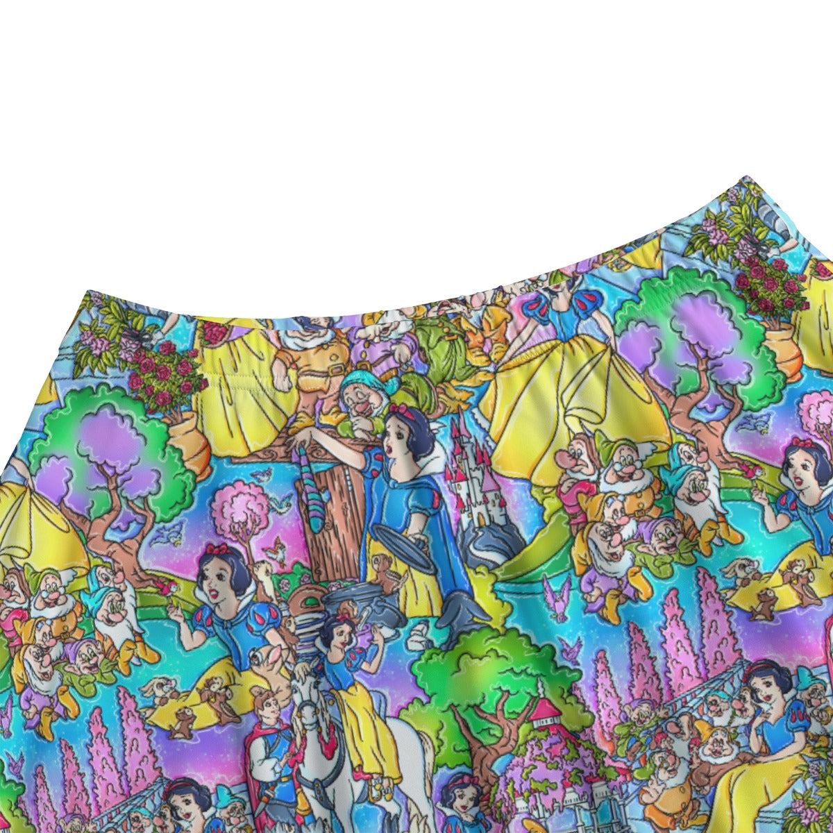 Fairest Princess Storybook Scenes - Women's Pocket Skater Skirt