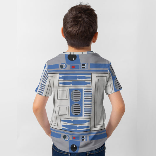 Little Blue Droid - Kid’s Short Sleeve T-Shirt
