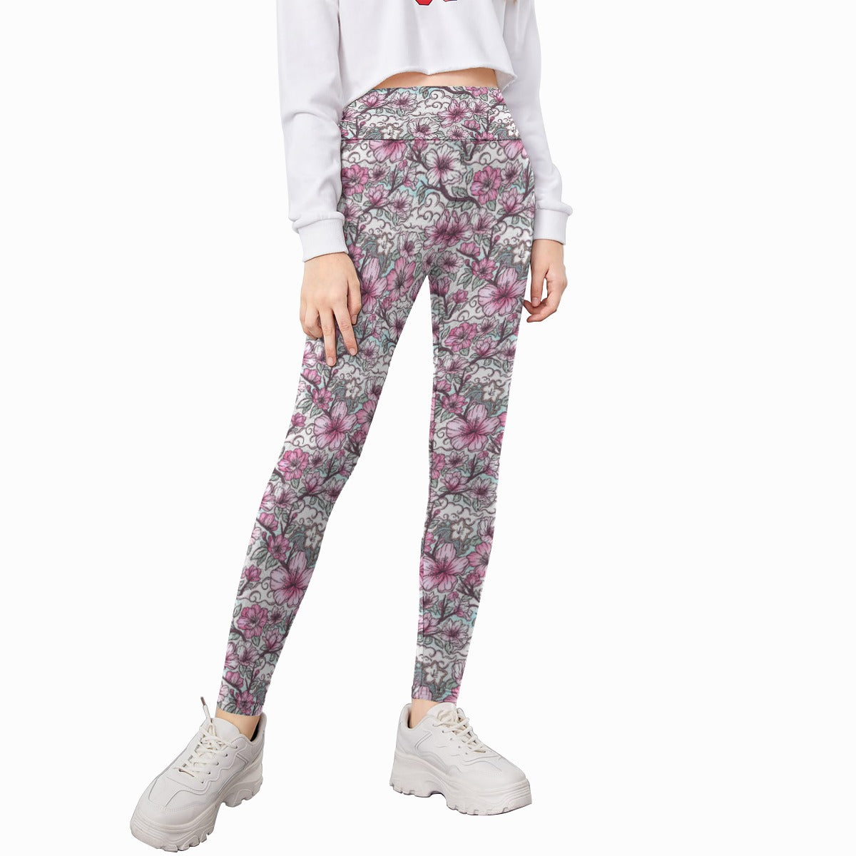 Fairytale Florals – Blossoms of Honor - Kid's Leggings
