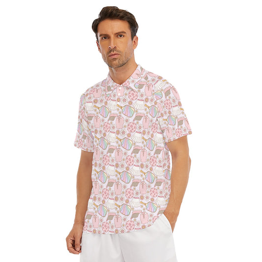 Rainbow Pickleball - Men's Polo Shirt