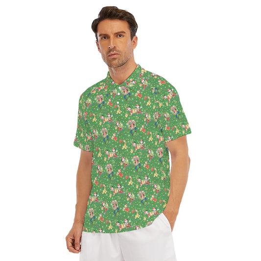 Mouse & Friends Christmas Cheer - Men's Polo Shirt