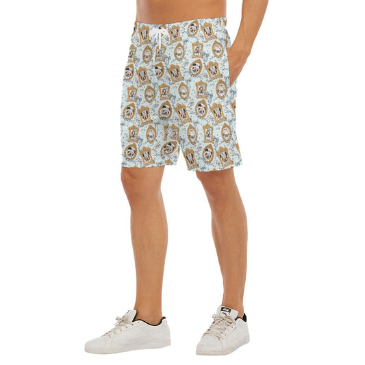 Classic Cartoon Merry Hot Coco - Men’s Pocket Beach Shorts