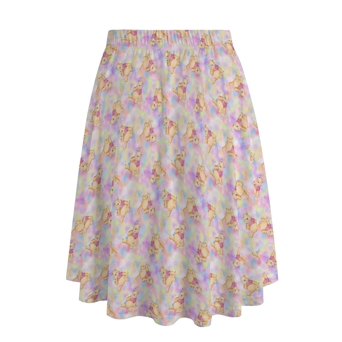 Watercolor Honey Bear - Women’s Pocket Midi Skirt