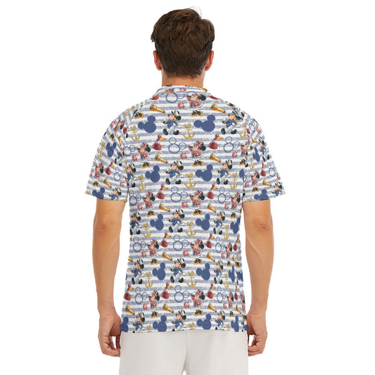 Captain and First Mate at Sea - Men's Polo Shirt
