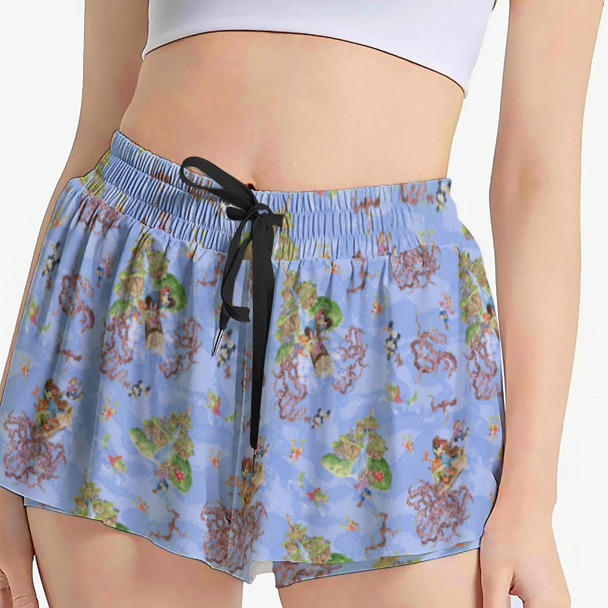 Briar Patch Splash - Women's Flowy Pocket Shorts