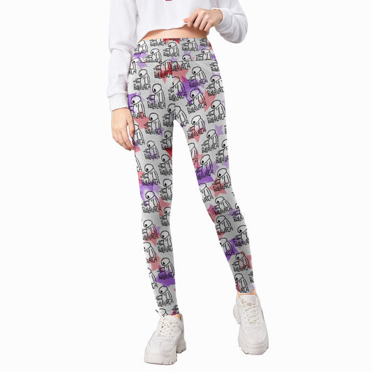 White Robot Balala - Kid's Leggings