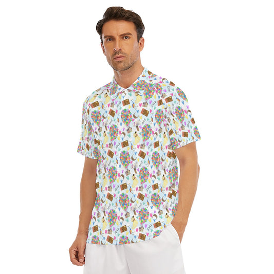 Up Adventure Icons - Men's Polo Shirt