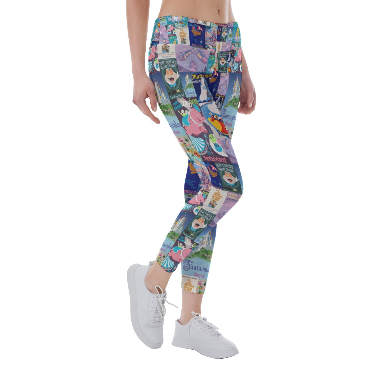 Vintage Fantasy Ride Posters - Women's Yoga Leggings