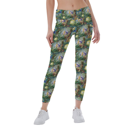 Pixie Fairy in Hollow - Women's Yoga Leggings