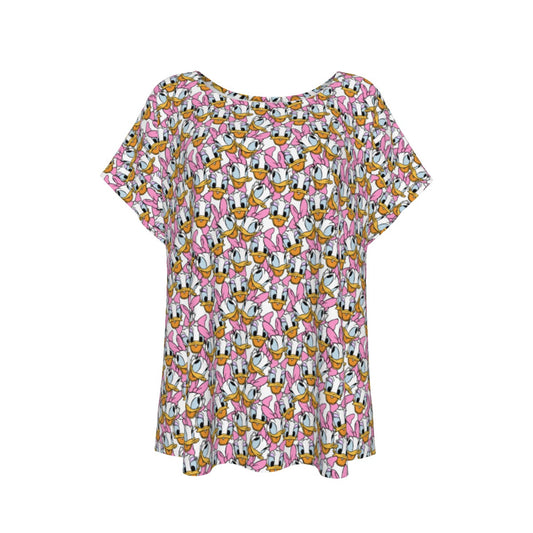 Many Faces of Sassy Duck - Women’s Relaxed Fit Scoop Tee