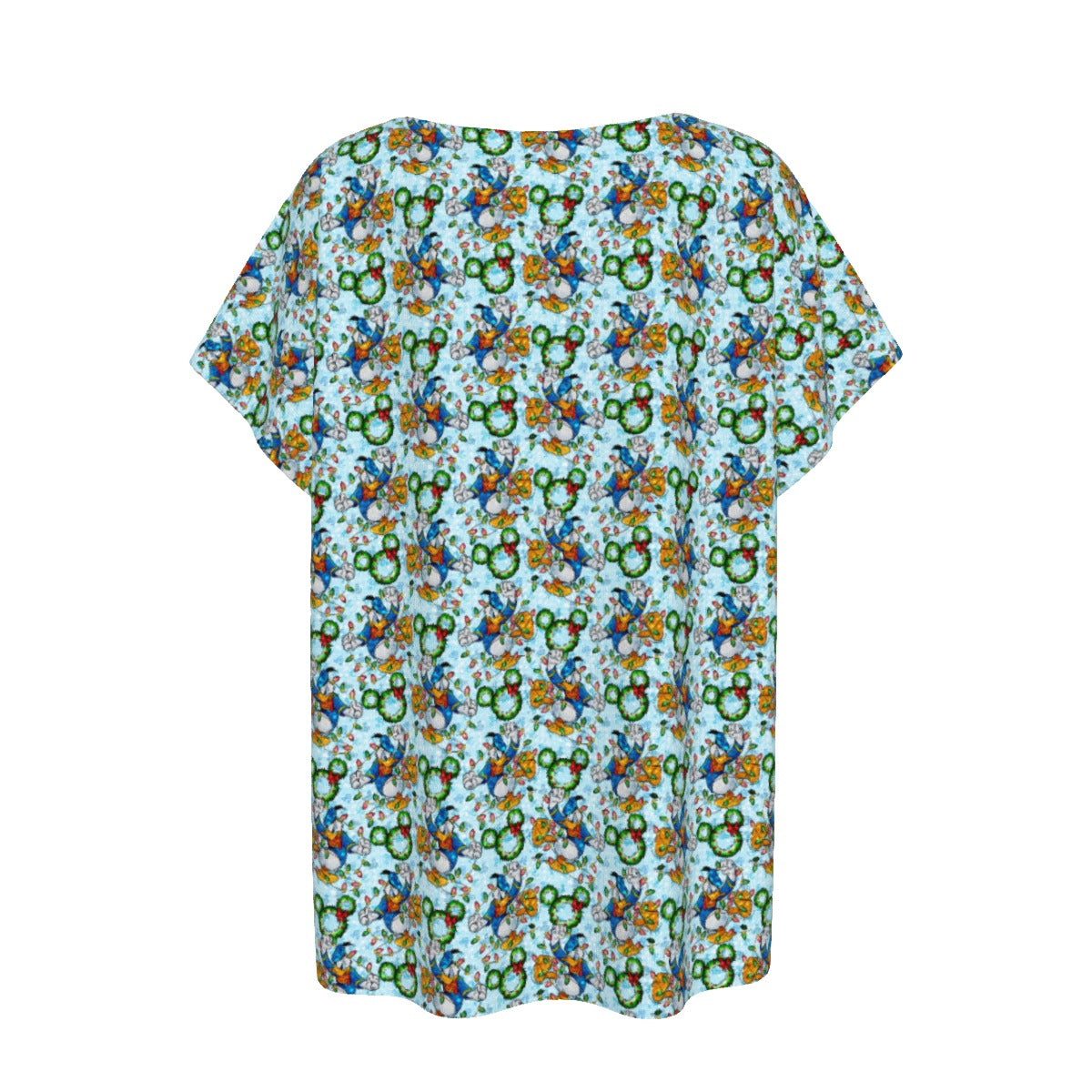 Duck’s Holiday Lights Tangleghts - Women’s Relaxed Fit Scoop Tee