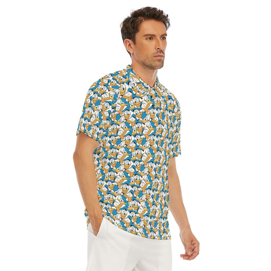Many Faces of Feisty Duck - Men's Polo Shirt