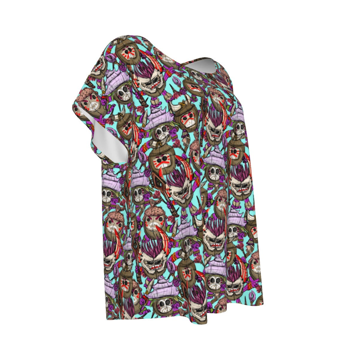 Island Coconut Pirates - Women’s Relaxed Fit Scoop Tee