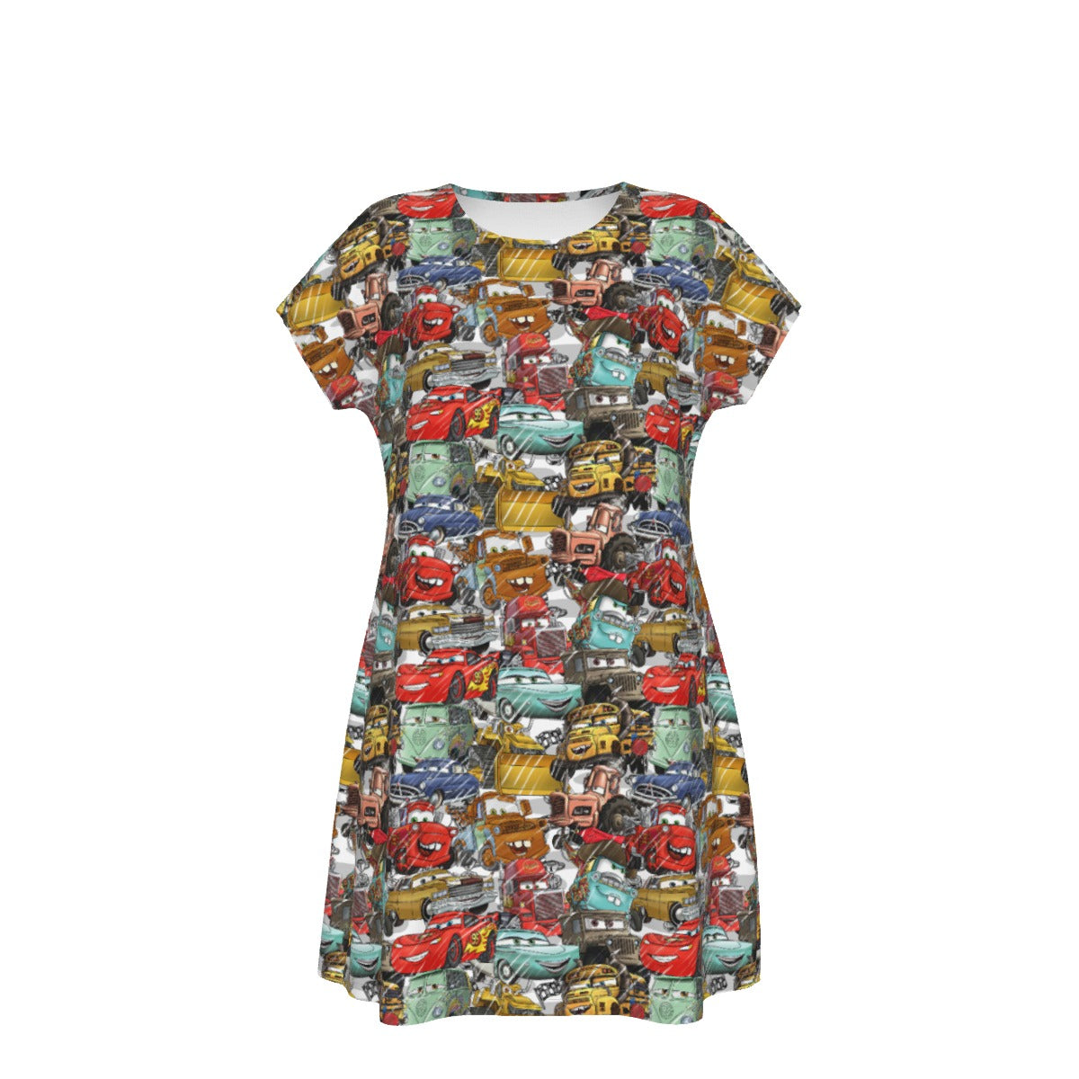 Racing Legends Sketch - Women's T-Shirt Dress