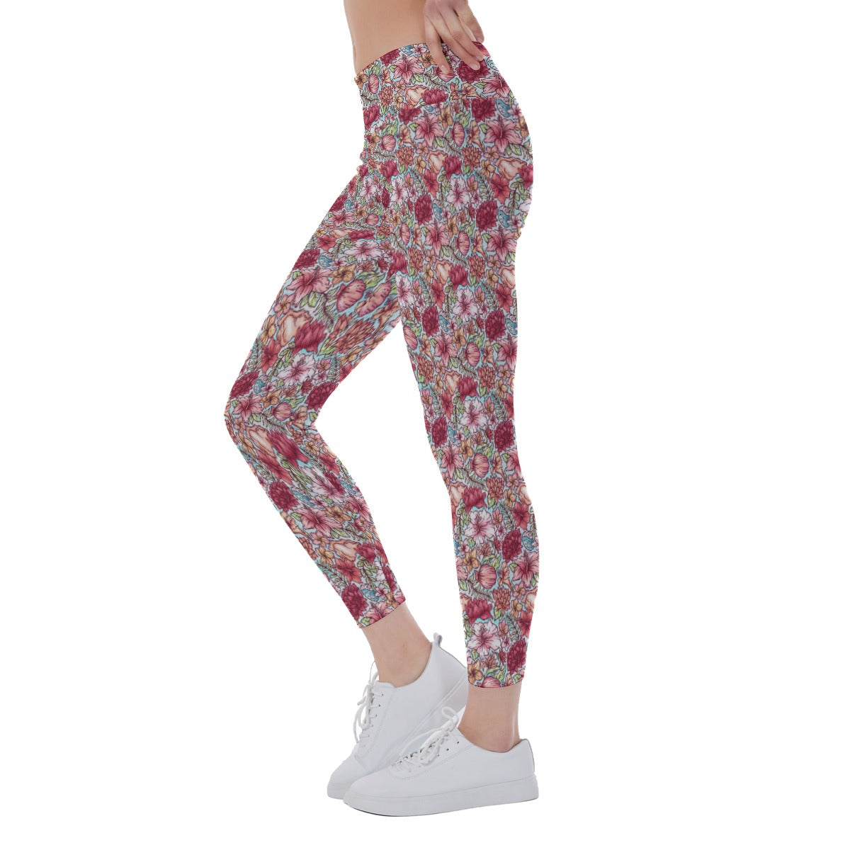 Fairytale Florals – Island Princess - Women's Yoga Leggings