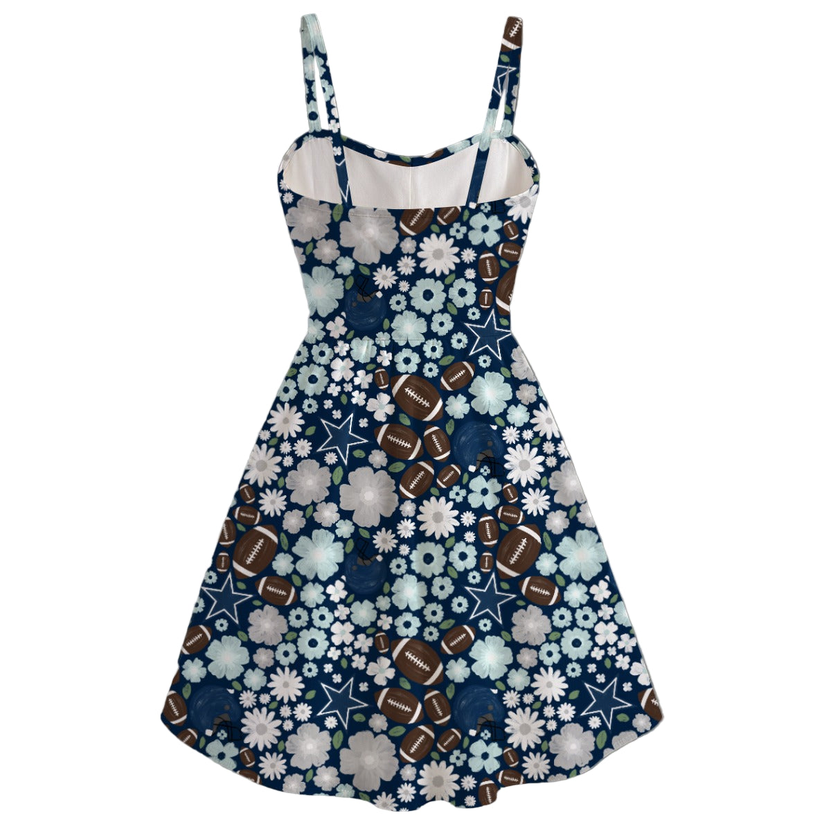 Blue Star Blooms - Women's Sweetheart Cami Dress