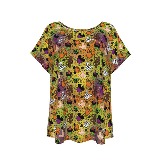 Monster Snacks Treats - Women’s Relaxed Fit Scoop Tee