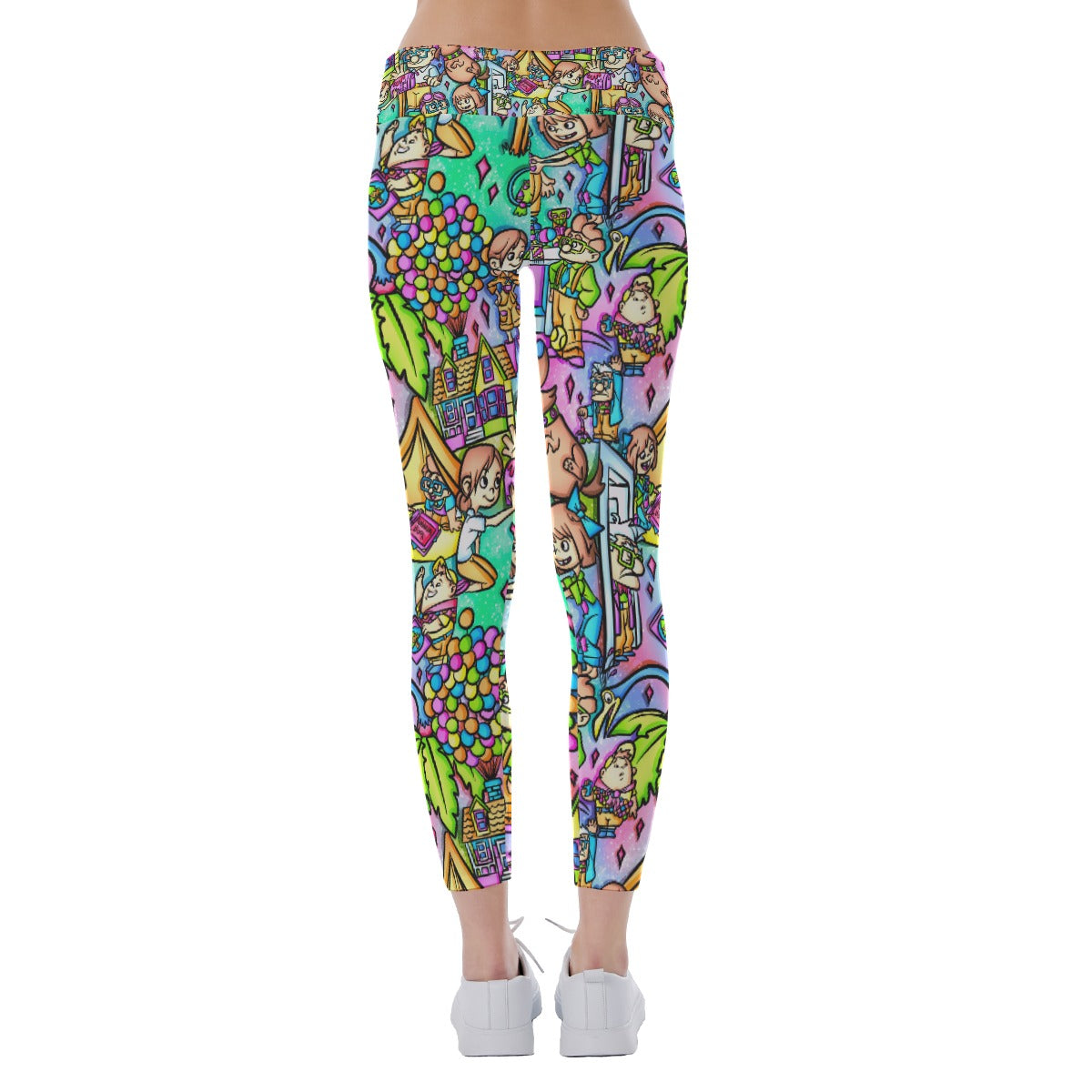 Balloon House Adventure Scenes - Women's Yoga Leggings