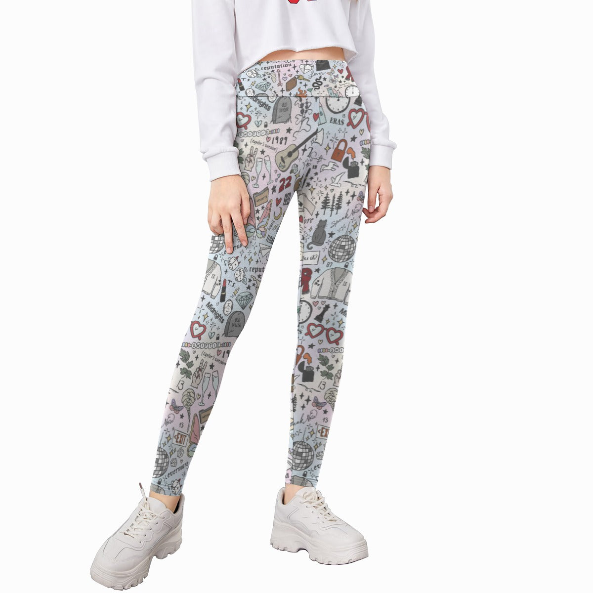 Every Era Collage - Kid's Leggings