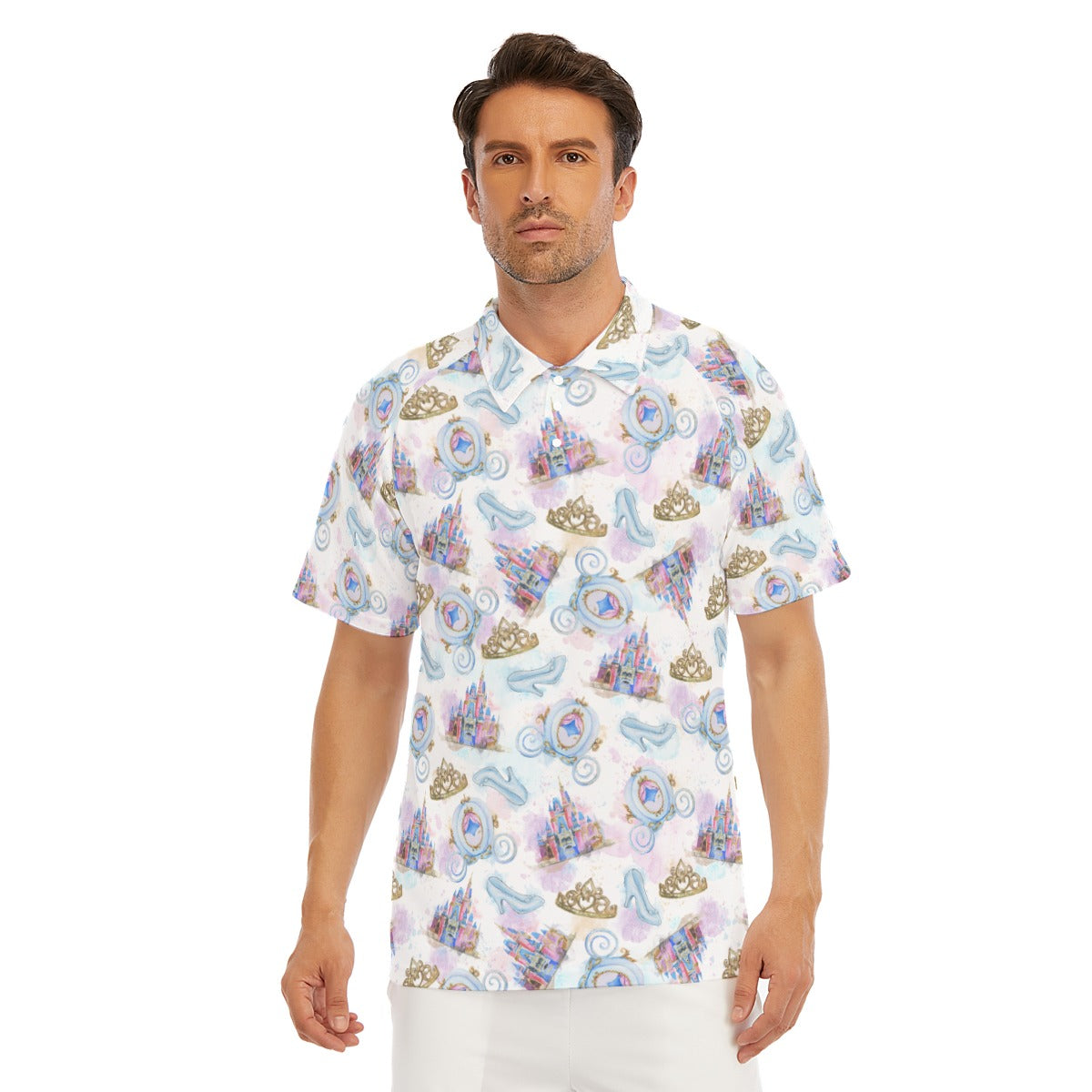 Watercolor Fairytale Fantasy - Men's Polo Shirt