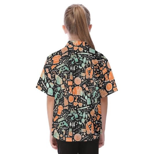 Showgirl Era Icons - Kid's Hawaiian Button Up Shirt