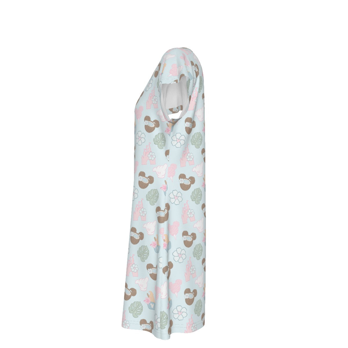 Pastel Island Treats - Women's T-Shirt Dress