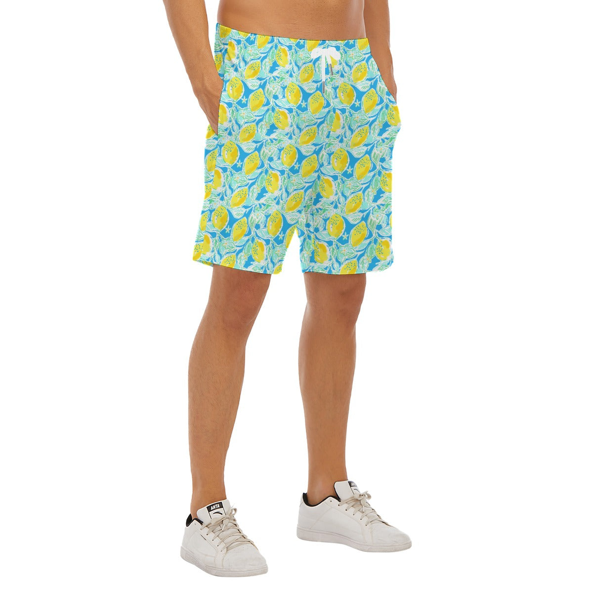 Lemon Drop Daydream - Men’s Pocket Beach Shorts