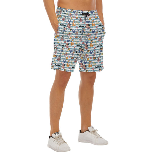 Cruise Crew on Deck - Men’s Pocket Beach Shorts