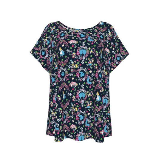 Garden Whimsy - Wonderland Dreams - Women’s Relaxed Fit Scoop Tee