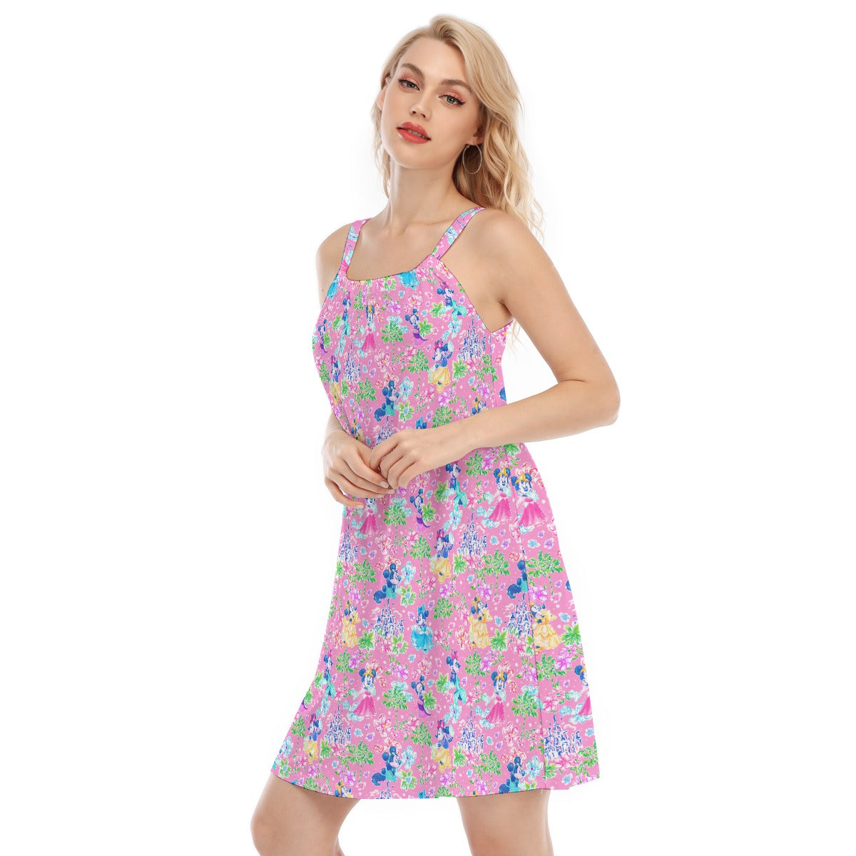 Princess Palm Party - Women’s Adjustable Sundress