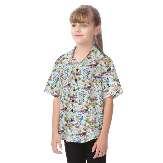 Treasure Voyage Cruise - Kid's Hawaiian Button Up Shirt