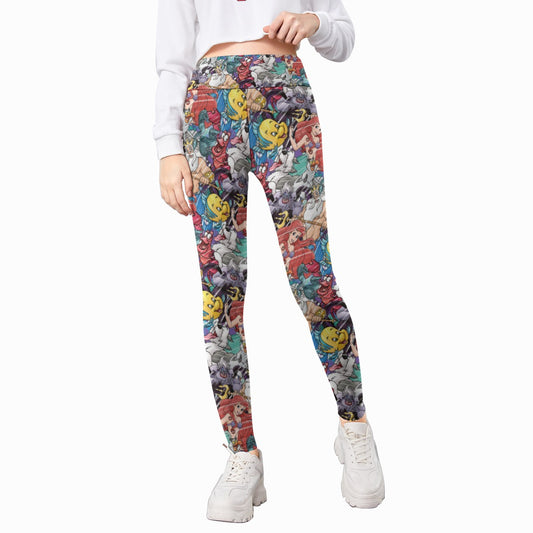 Undersea Crew Sketch - Kid's Leggings