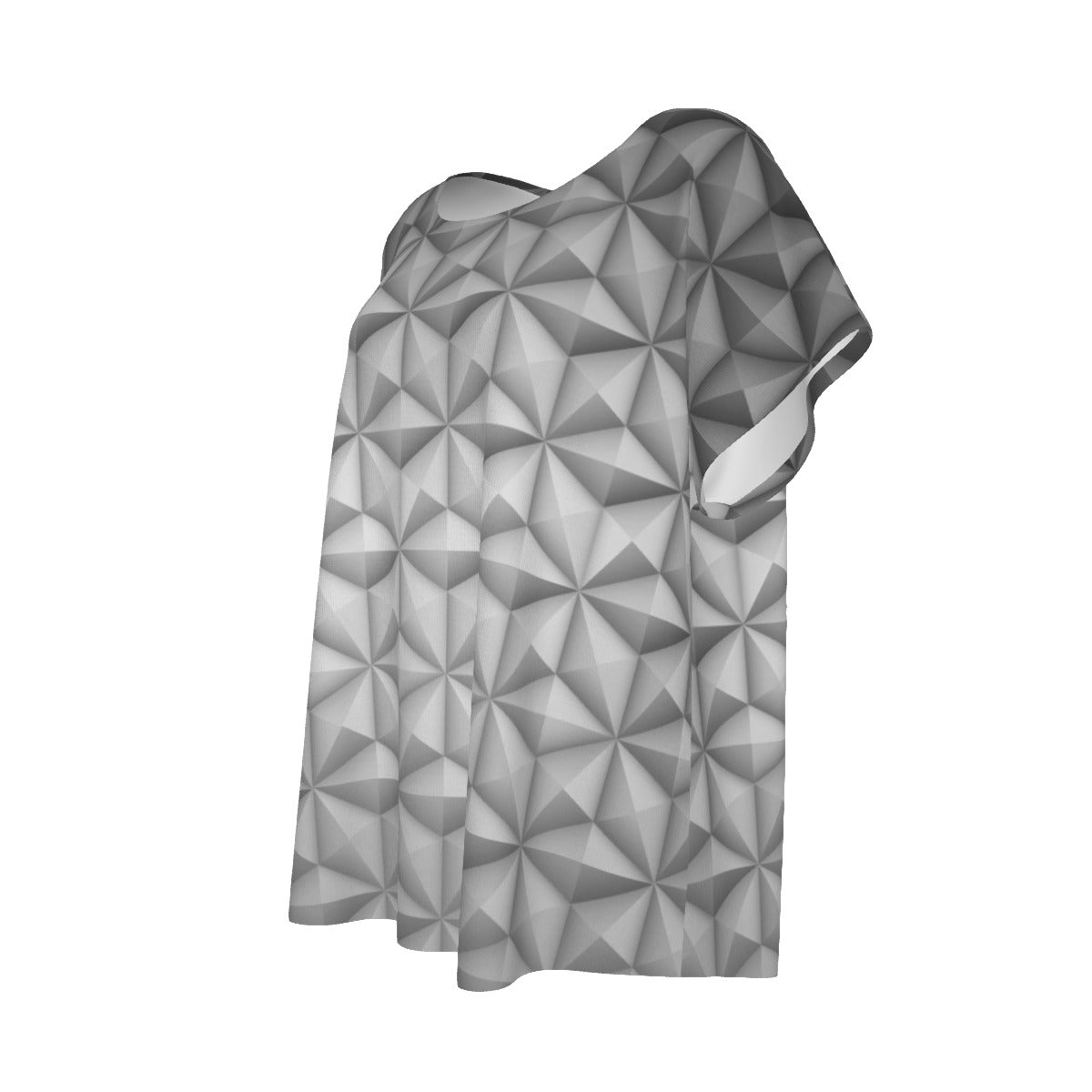 Geometric Silver Sphere - Women’s Relaxed Fit Scoop Tee