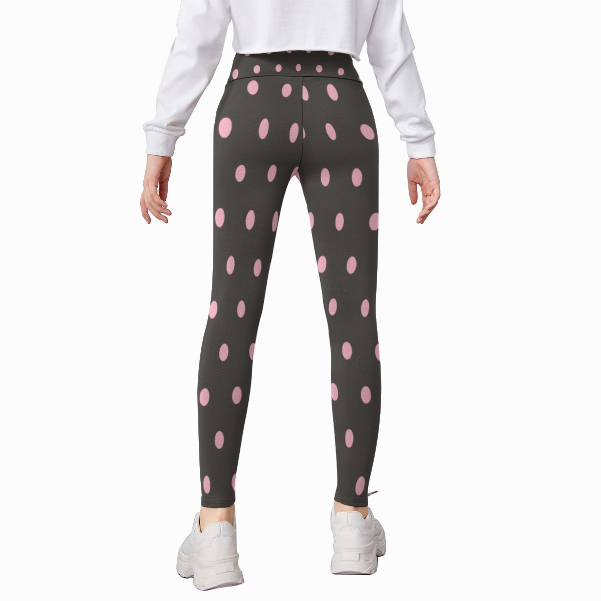Candy Racer Leggings: Minty Sakura - Kid's Leggings