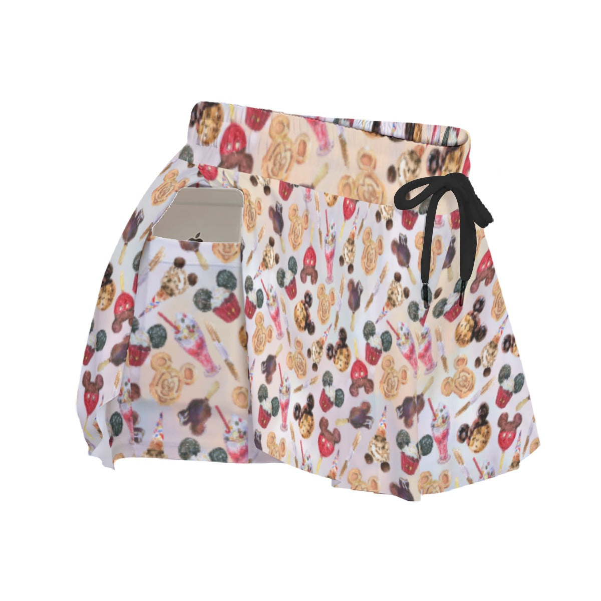 Mouse Snack Treats - Women's Flowy Pocket Shorts