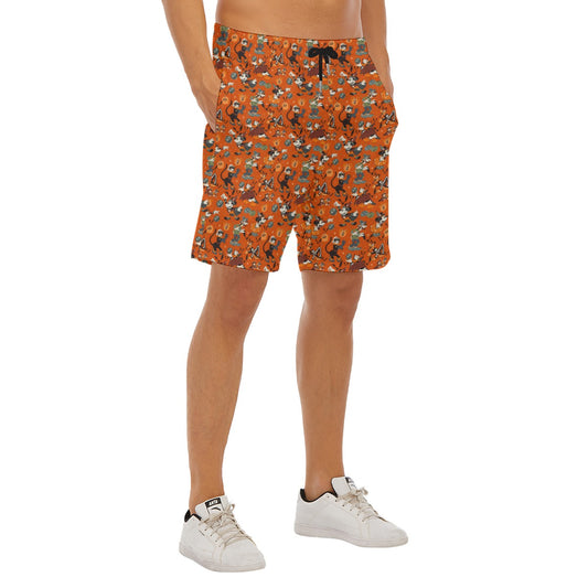 Vintage Halloween Parade - Men’s Pocket Beach Shorts