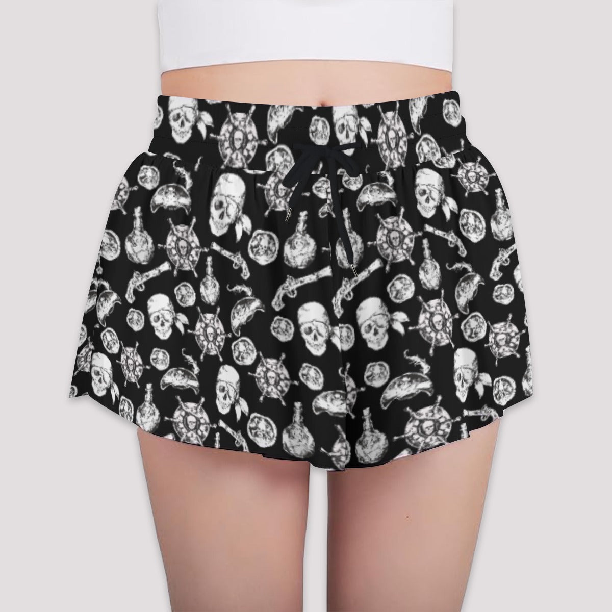 A Pirate Life  - Girls’ Flowy Pocket Shorts