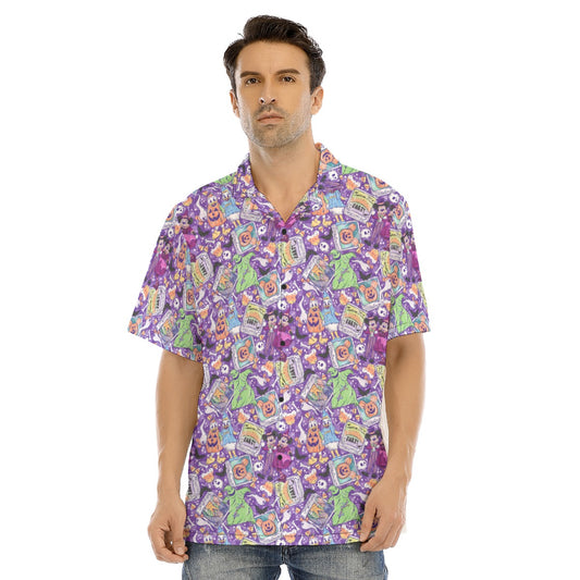 Not So Scary Halloween Party - Men's Hawaiian Button Up Shirt