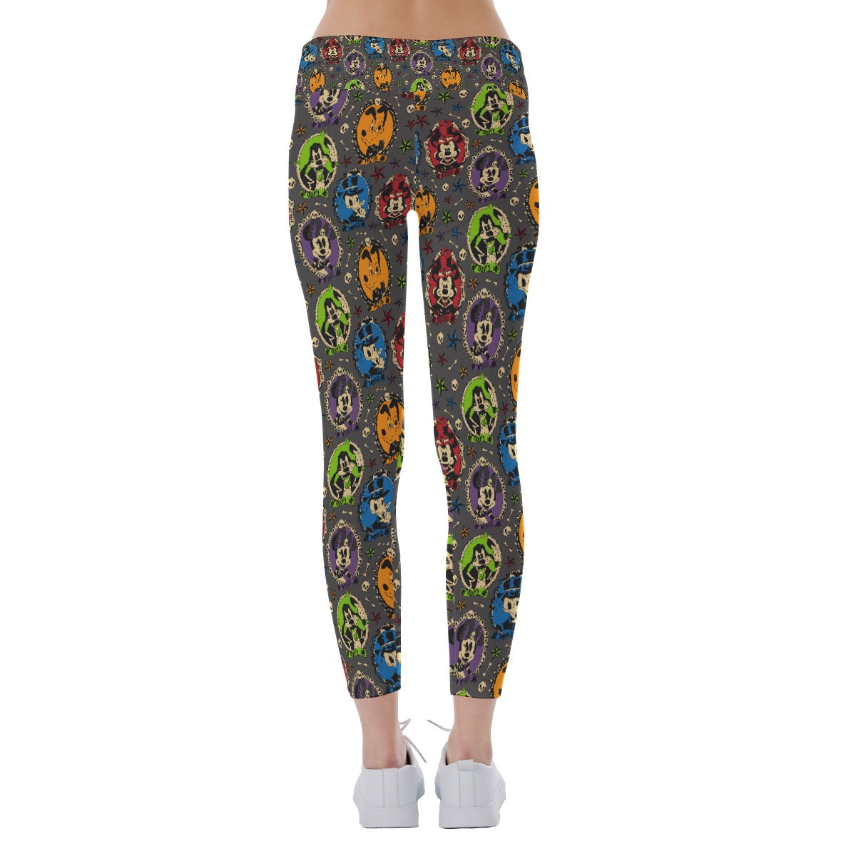 Gothic Halloween Cameos - Women's Yoga Leggings