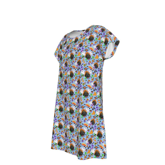 Halloween On The High Seas - Women's T-Shirt Dress