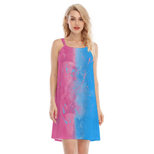 Pink or Blue Fairytale Dress - Women’s Adjustable Sundress