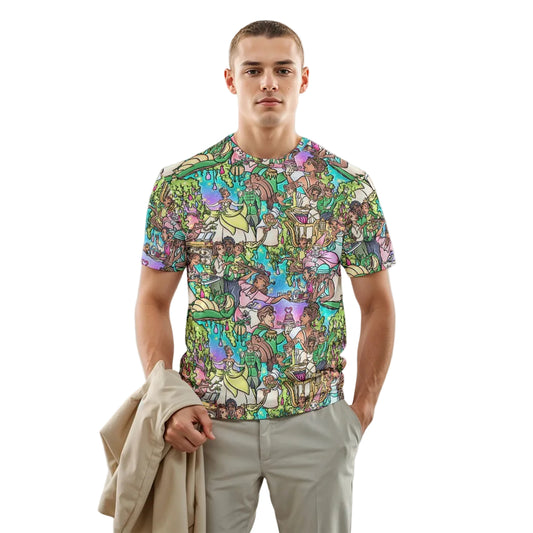 Bayou Princess Storybook Scenes - Men's Short Sleeve T-Shirt