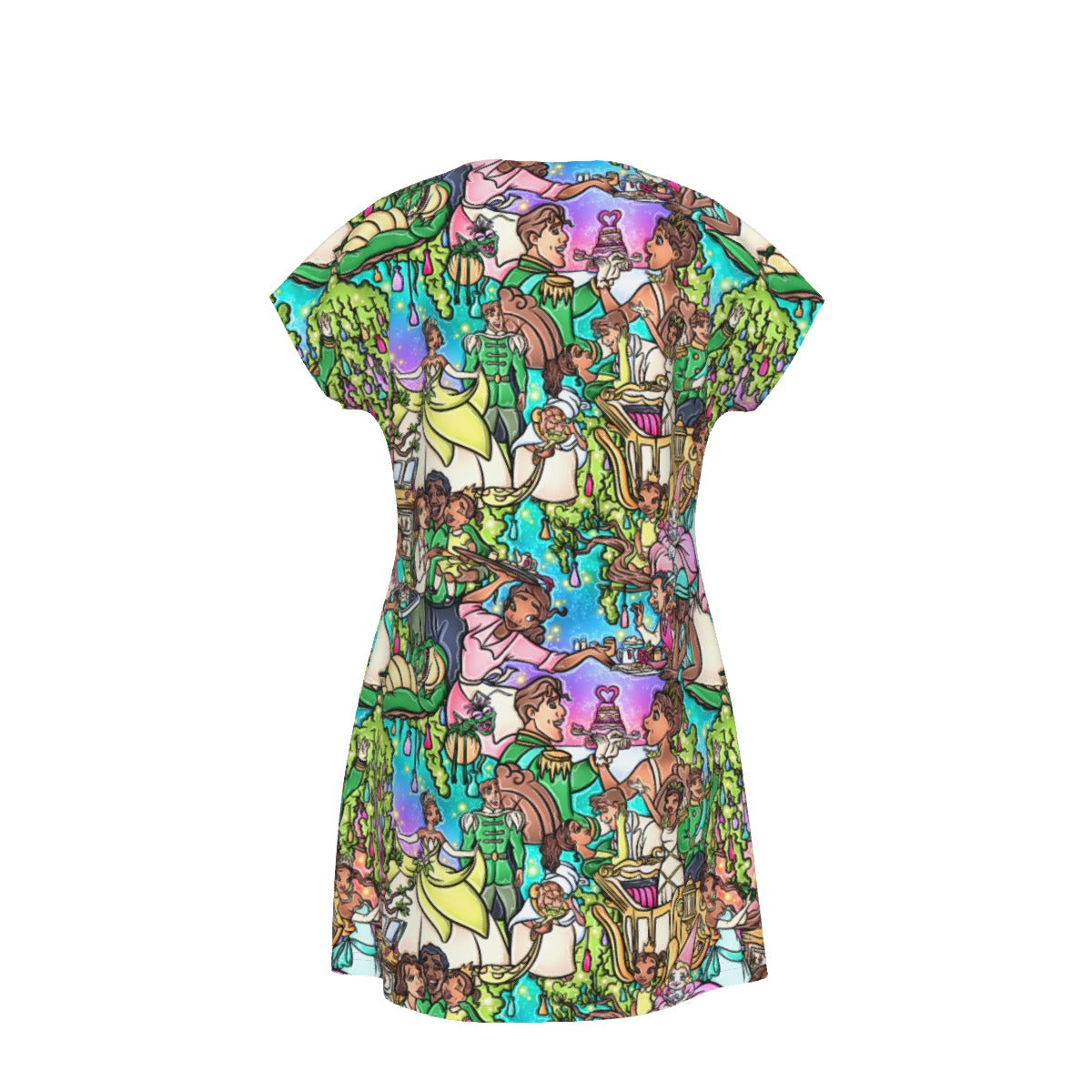 Bayou Princess Storybook Scenes - Women's T-Shirt Dress