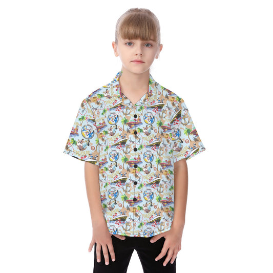 Treasure Voyage Cruise - Kid's Hawaiian Button Up Shirt