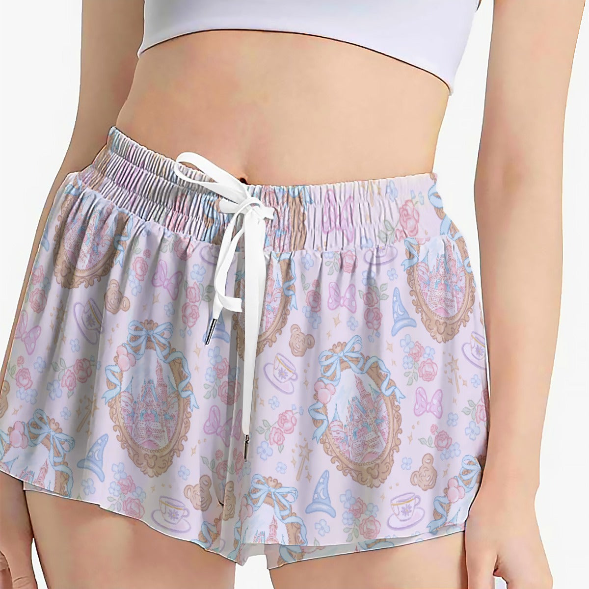 Coquette Park Daydream - Women's Flowy Pocket Shorts