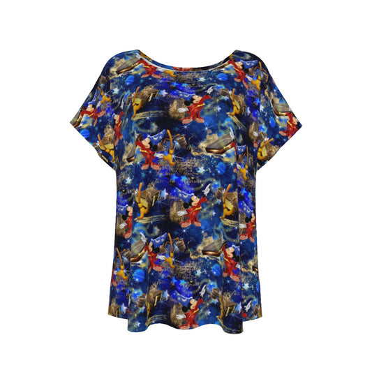 Enchanted Broom Magic - Women’s Relaxed Fit Scoop Tee