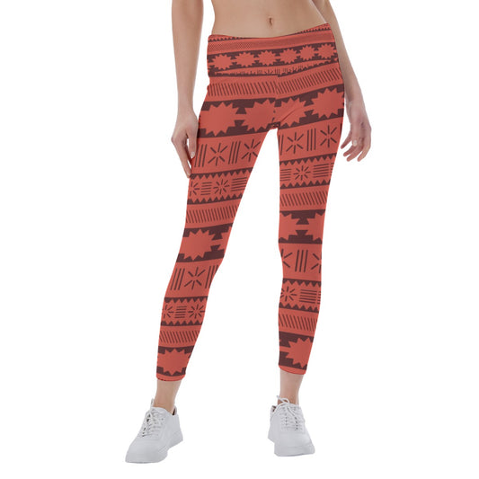 Island Tribal Patterns - Women's Yoga Leggings
