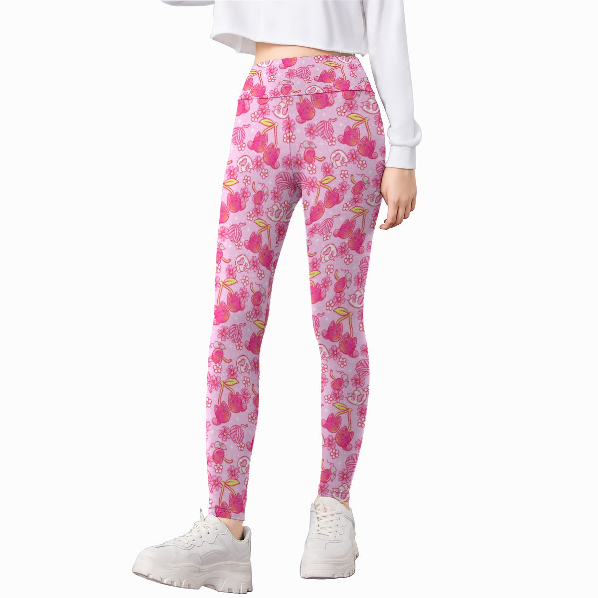 Fruitimals - Cherry Kittens - Kid's Leggings