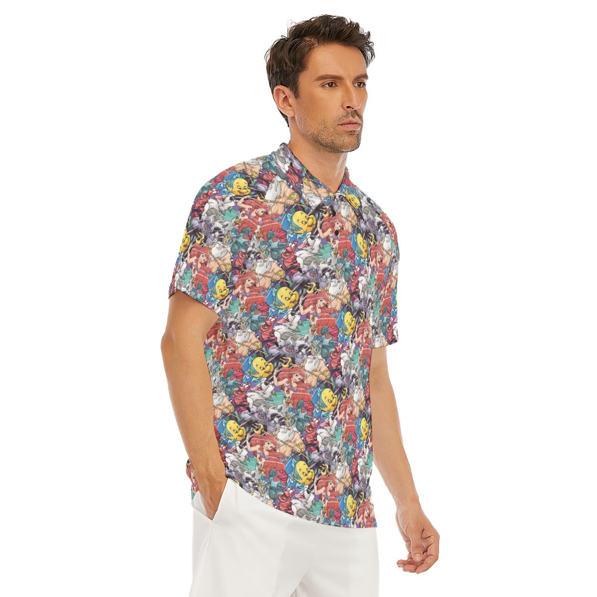 Undersea Crew Sketch - Men's Polo Shirt